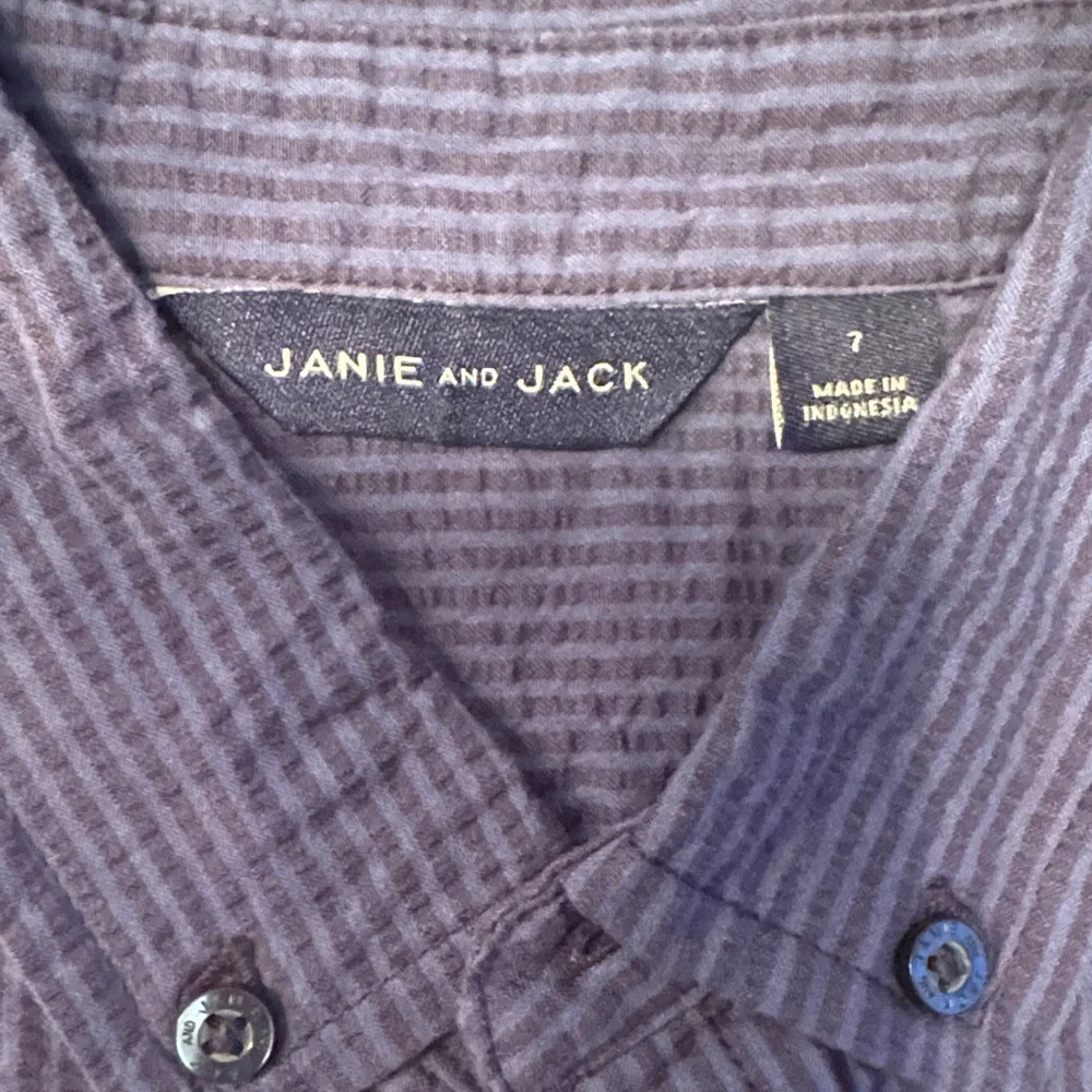 Janie and Jack Lilac Button-Down Shirt